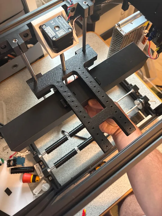 Mechanische Baugruppen und Führung der Kamera.